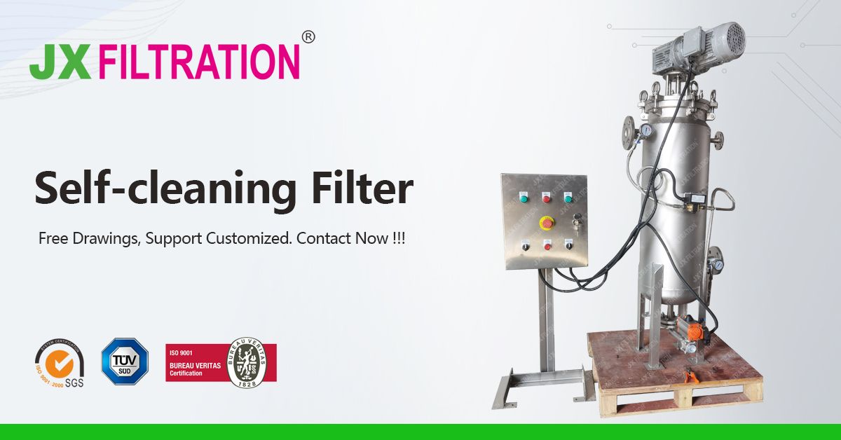 Different Working Principle of Three Types Self Flushing Filter Filtration Equipment