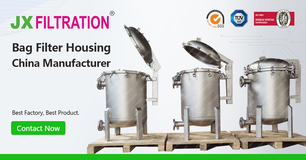 Quick Opening Bag Filter Housing Filtration Equipment