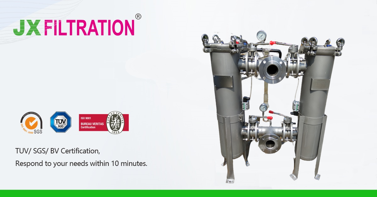 Duplex Bag Filter Housing Chinese Manufacturer Filtration Equipment