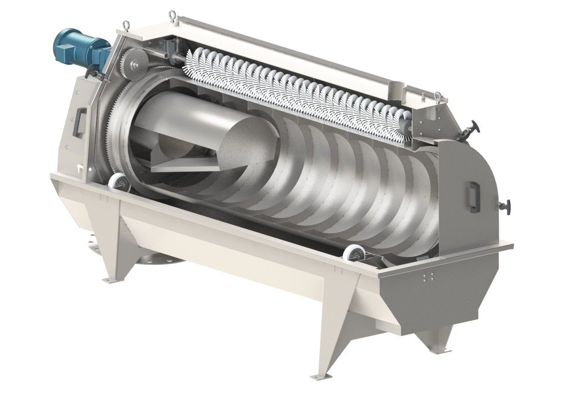 Stainless Steel Internally Fed Rotary Drum Filter Waste Water