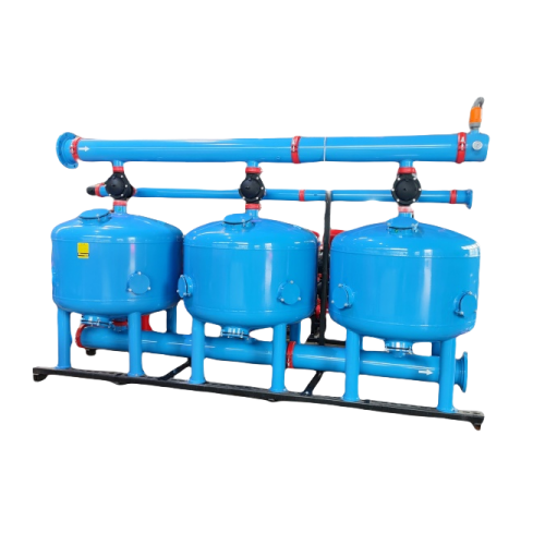 Shallow sand filter