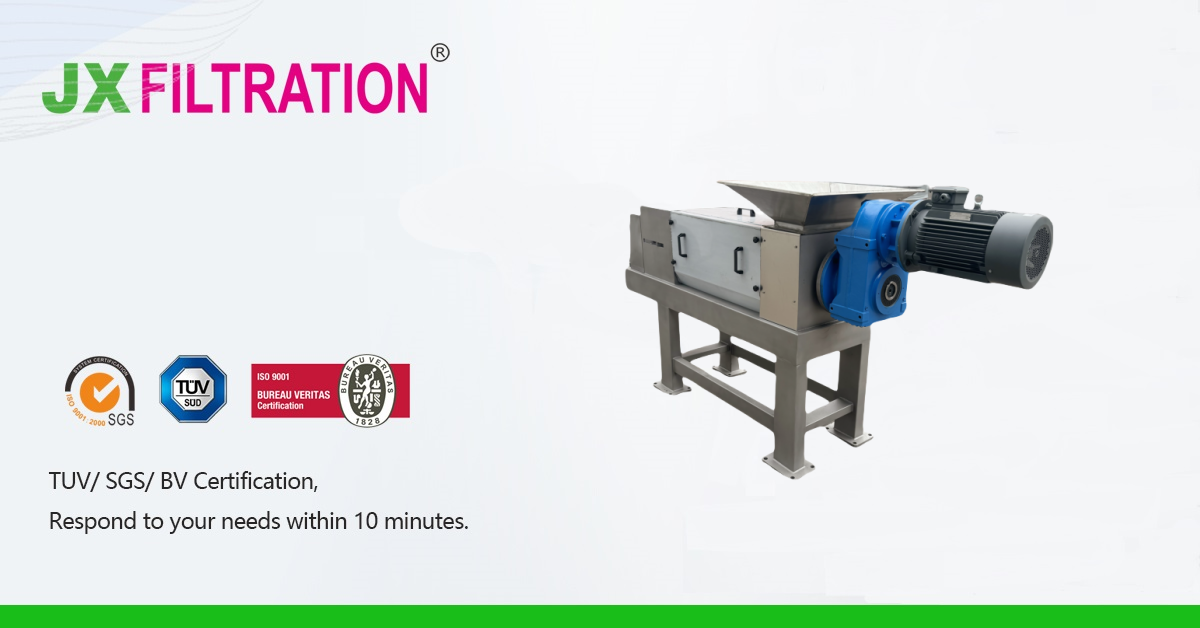 Screw Press Type Solid Liquid Separator