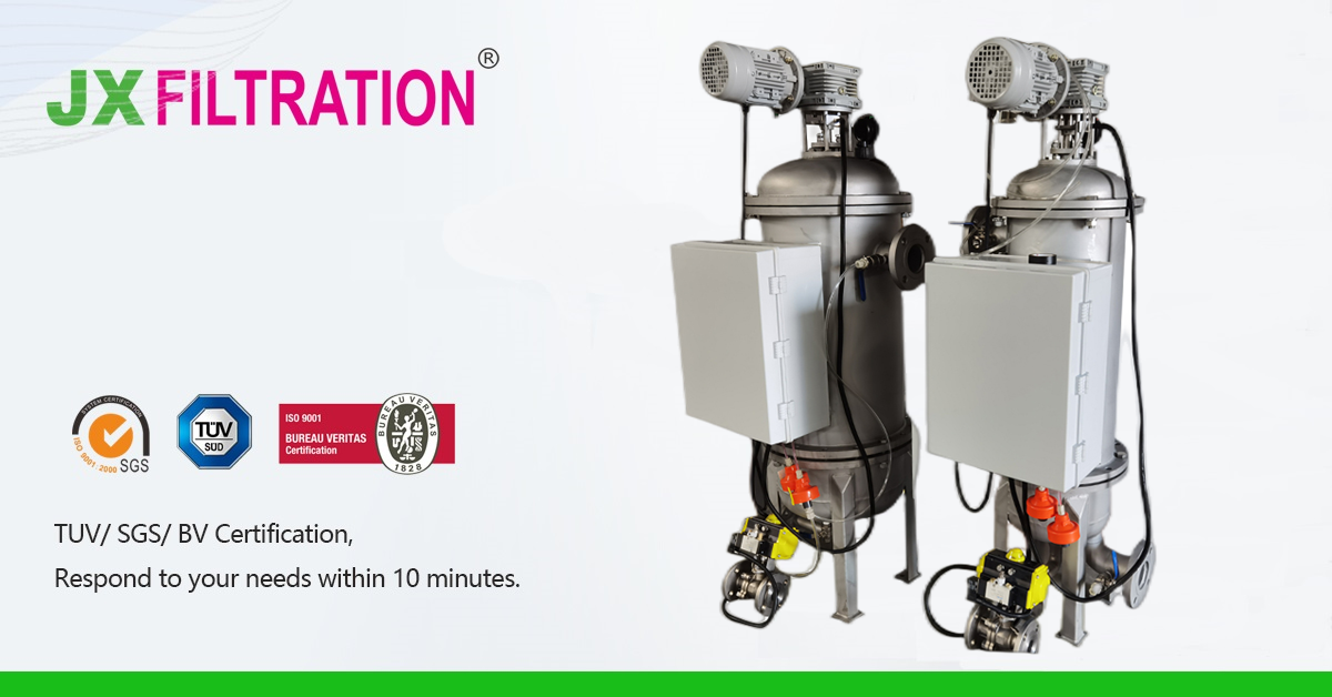 Self-cleaning filter