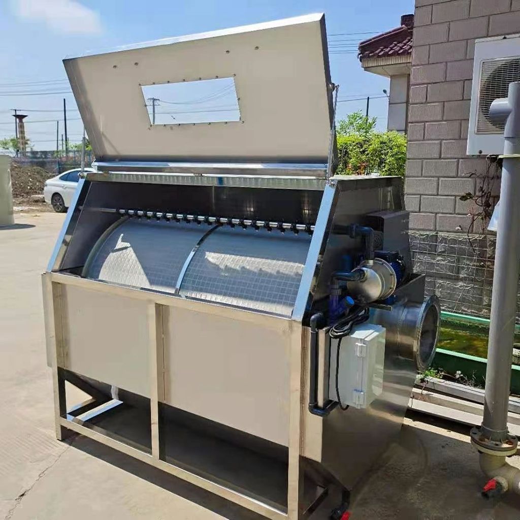 Stainless Steel Rotary Drum Filter for RAS System Filtration Equipment