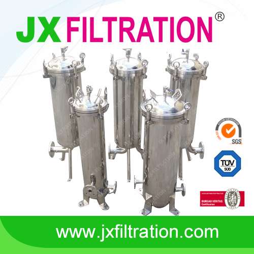 single bag filter housing